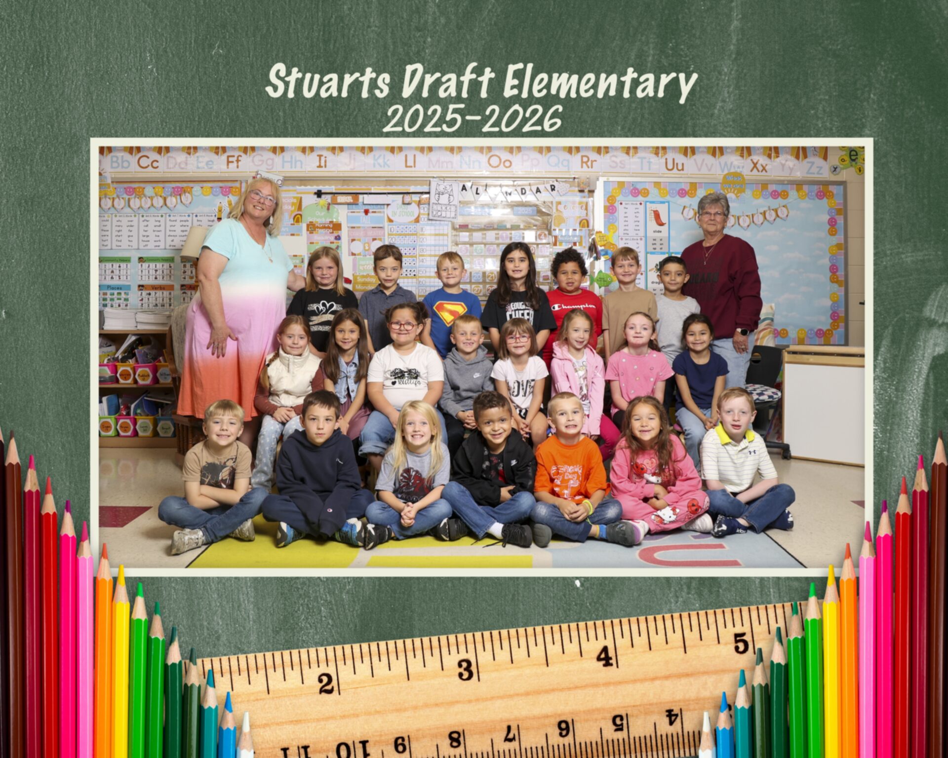 Stuarts Draft Elementary class composite